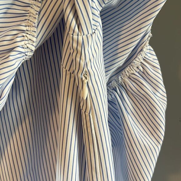 English Factory Off the Shoulder Ruffle Mini Dress || SZ S || Powder Blue - Picture 14 of 14